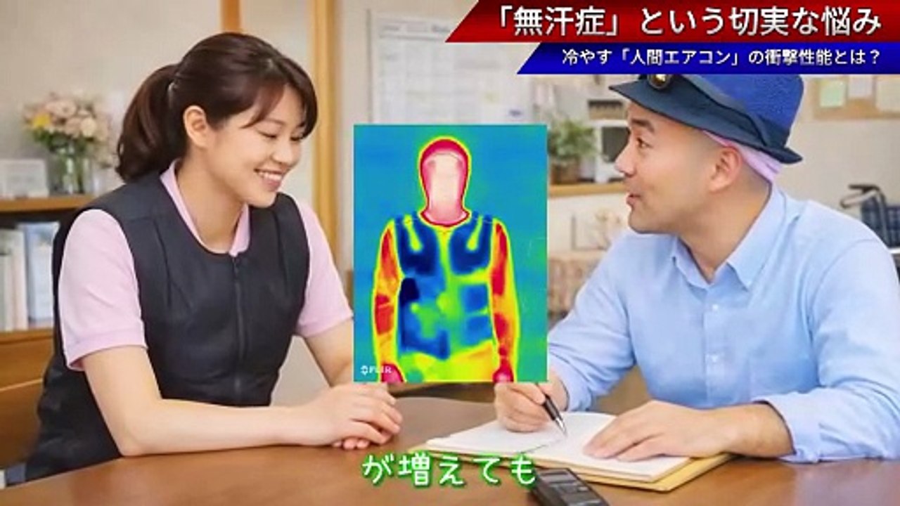 発汗障害（無汗症）の救世主！訪問看護の現場を冷やす「人間エアコン」の衝撃性能とは？