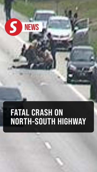 Motorcyclist killed, traffic cop hurt in PLUS emergency lane crash