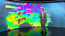 Another day with rare heavy rain hitting the driest part of Australia with flash flooding warnings