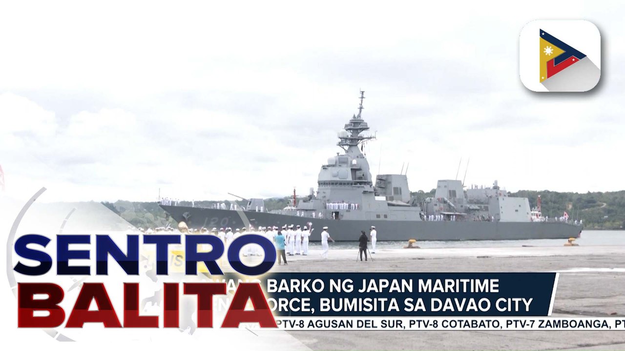 2 barko ng Japan Maritime Self-Defense Force, bumisita sa Davao City;  interoperability activities, idaraos din
