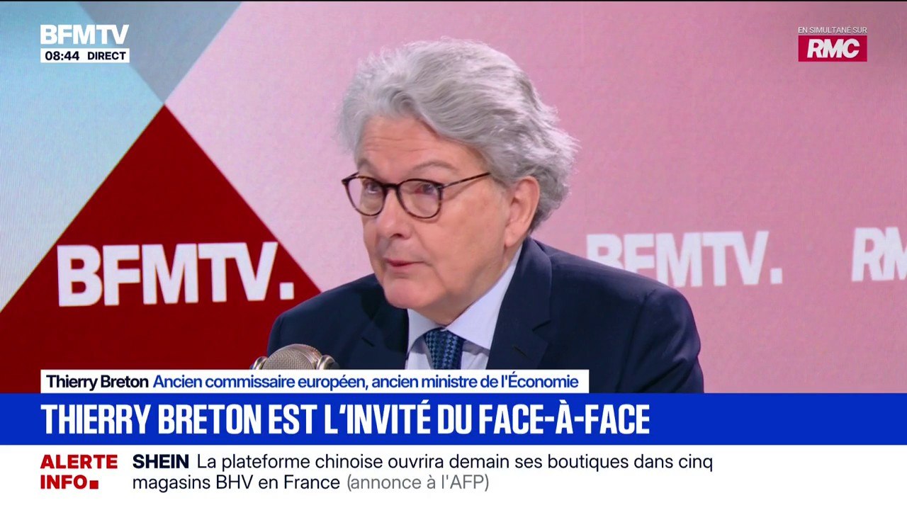 Sanctions de l'UE contre la Russie bloquées par la Hongrie et la Slovaquie: "Il y a, en Europe, certains pays qui sont anti institution européenne", réagit Thierry Breton
