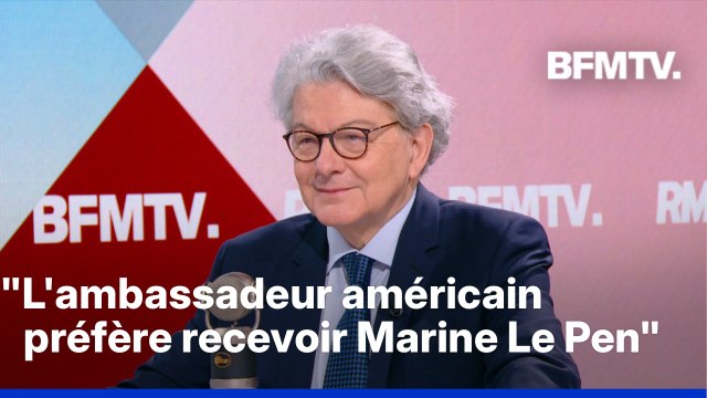Ambassadeur américain, sanctions contre la Russie, droits de douane... L'interview de Thierry Breton en intégralité