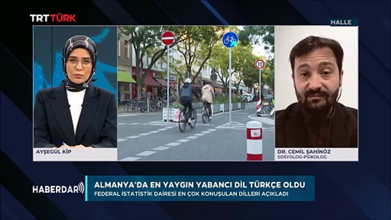 Almanya´da en cok konusulan yabanci dil Türkce (TRT Türk, Haberdar, 23.02.2026)