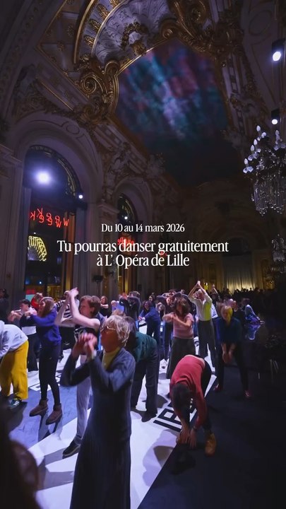 L’Opera de Lille ouvre ses portes gratuitement et métamorphose sont grand foyer avec des ateliers de danse, des rencontres d’artistes et bien plus encore 🙂