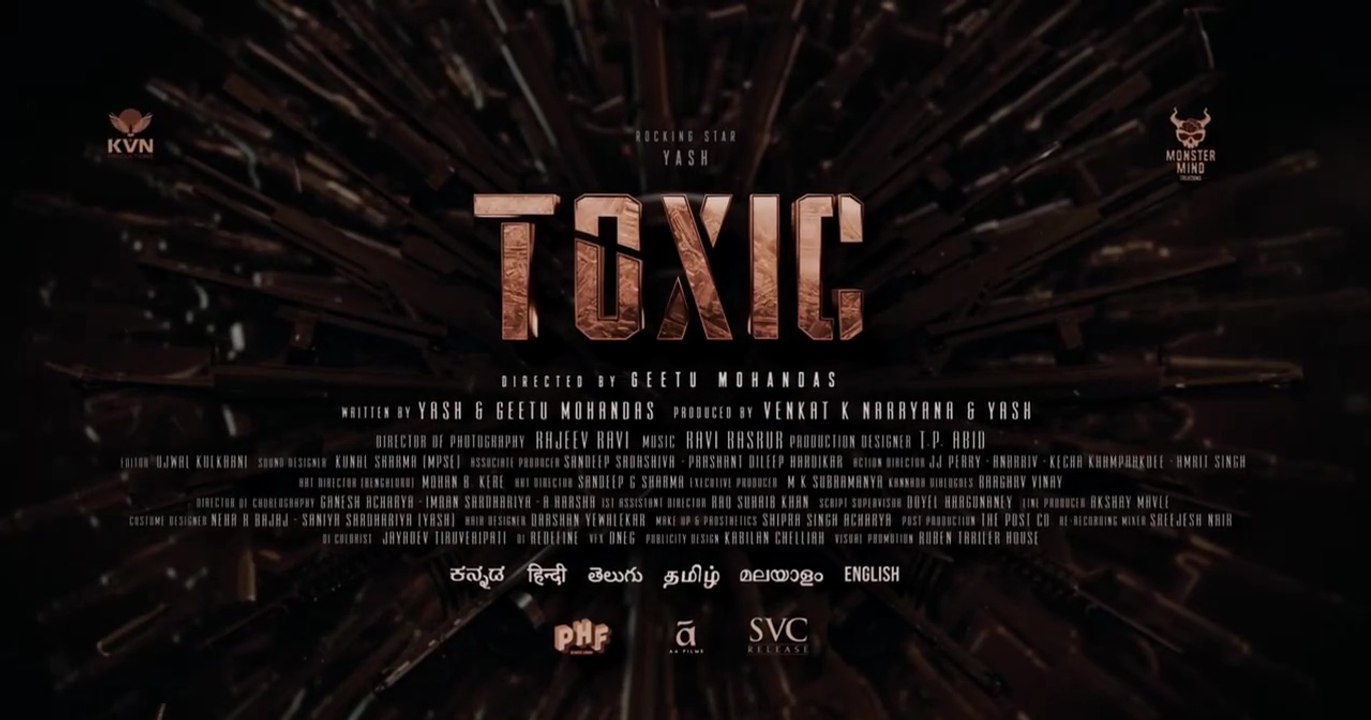 Toxic (2026) Official Hindi Teaser _ Rocking Star Yash _ Geetu Mohandas _ KVN _ Monster Mind Creations