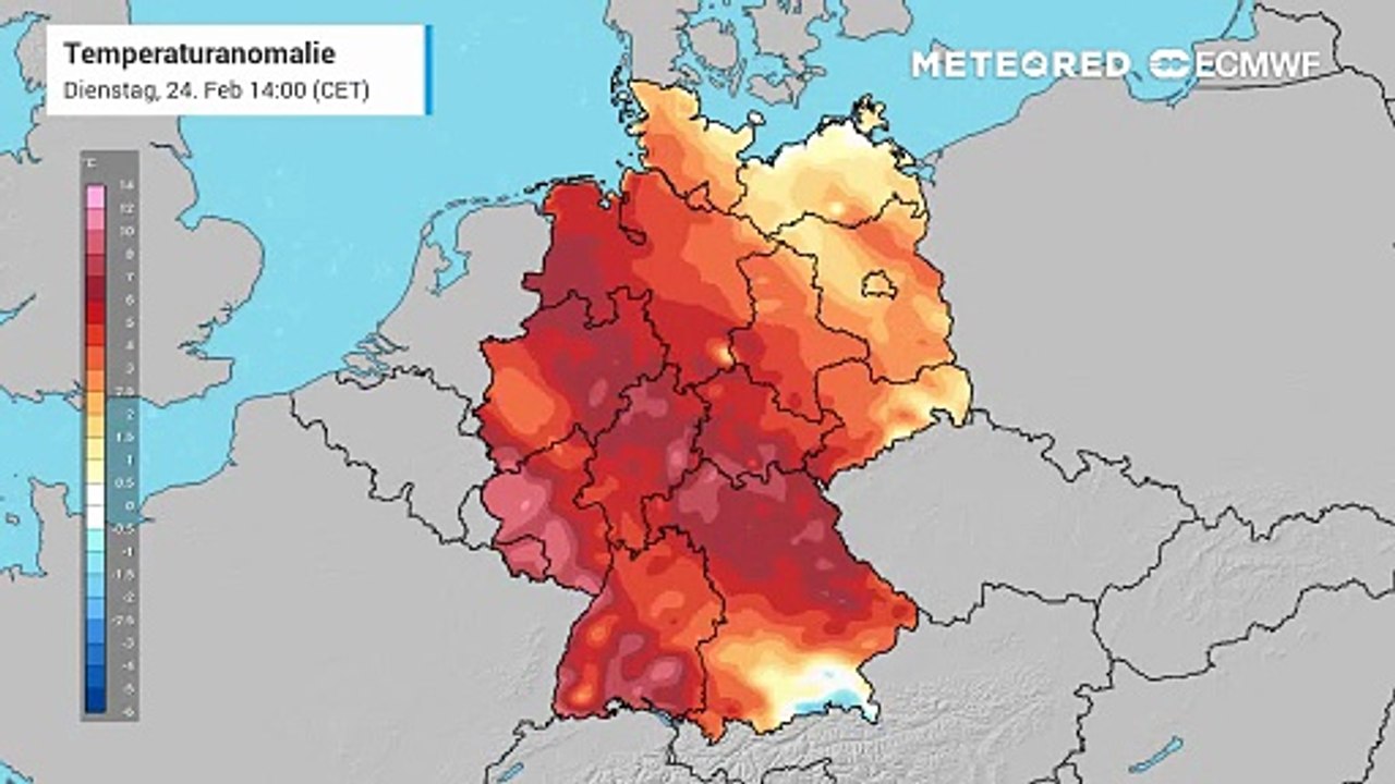 Eine Wärmewelle erfasst Deutschland: es wird richtig mild!