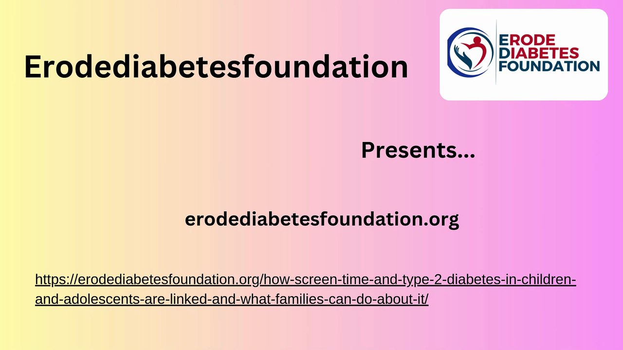 Screen Time & Type 2 Diabetes – Why It Matters