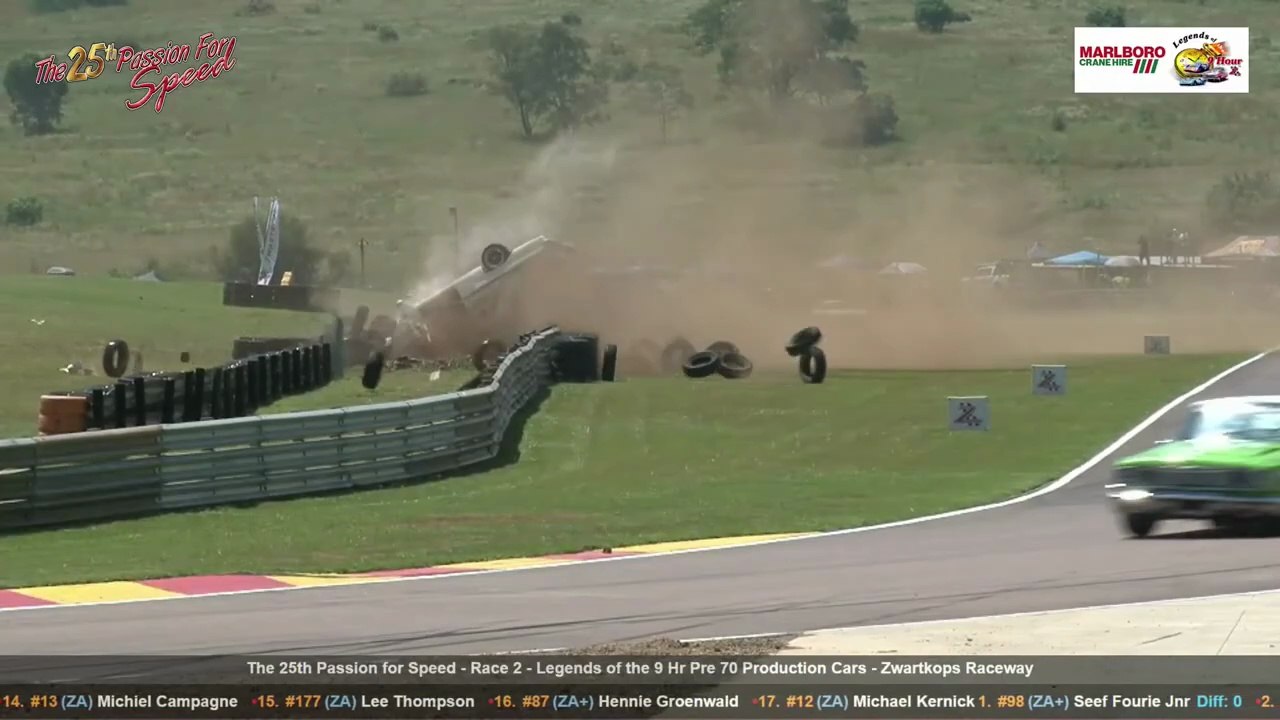 Legends of the 9 Hour Pre 70 2026 Zwartkops Race 2 Ellison Flips