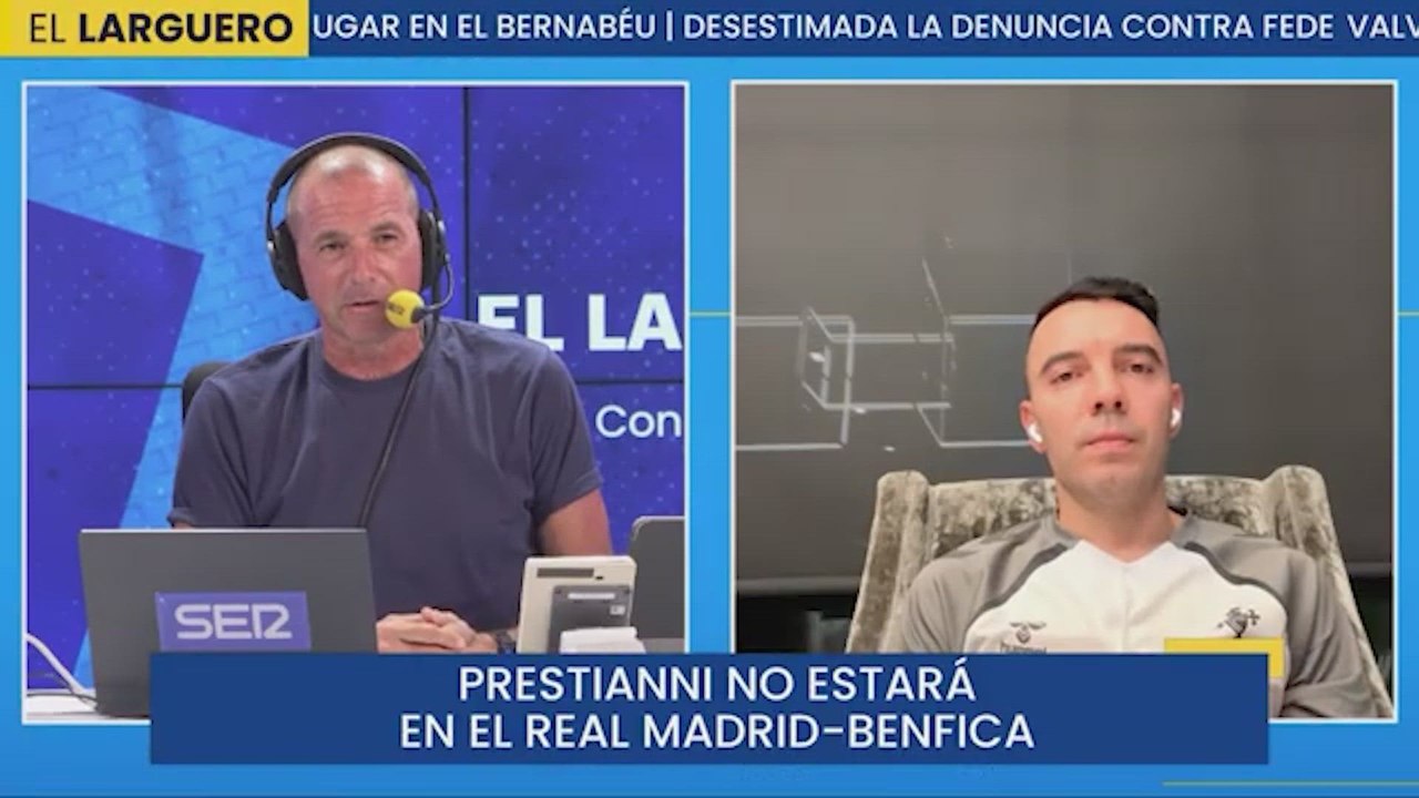 Entrevista completa a Iago Aspas en El Larguero: "La mejor plantilla es la de el Atlético"