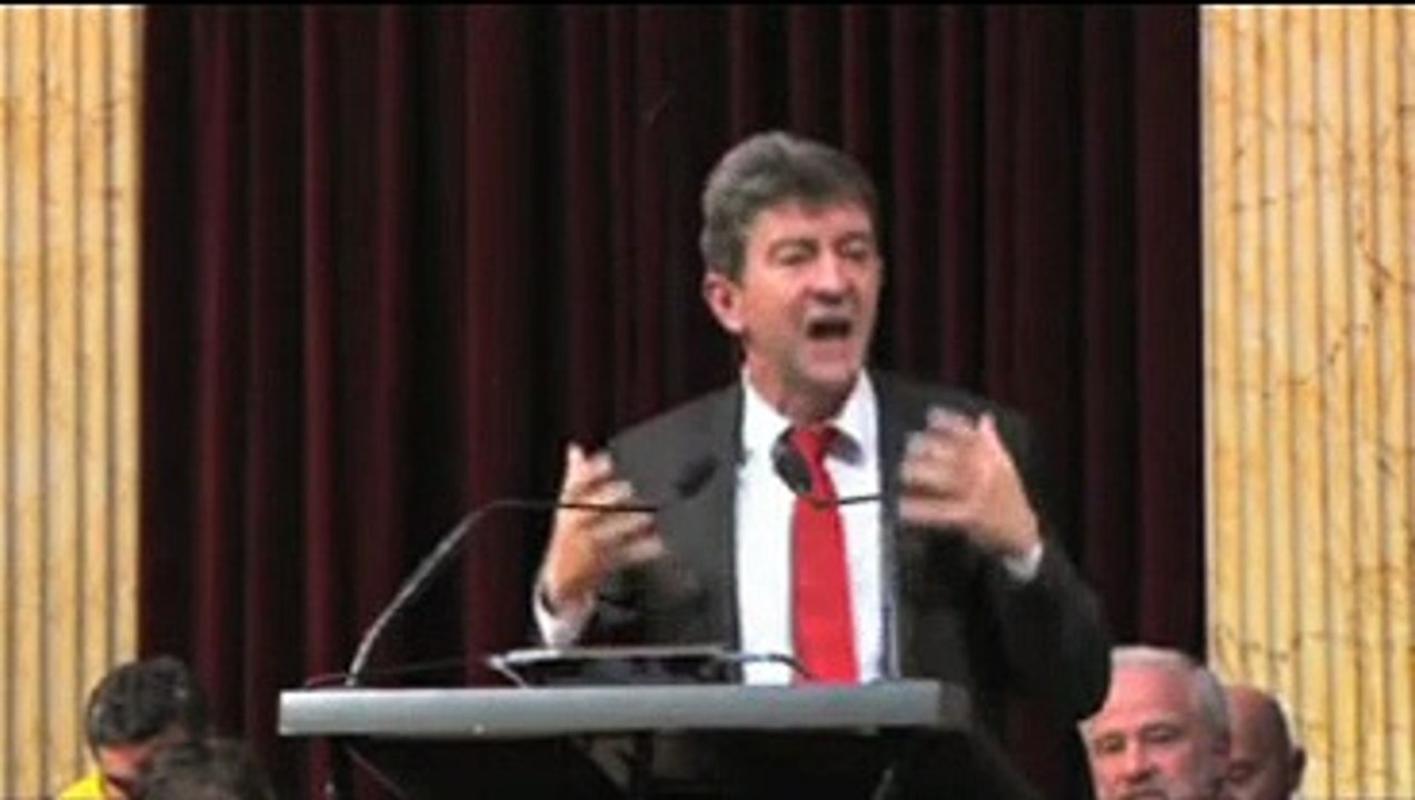 Jean-Luc Mélenchon a la loge maçonnique