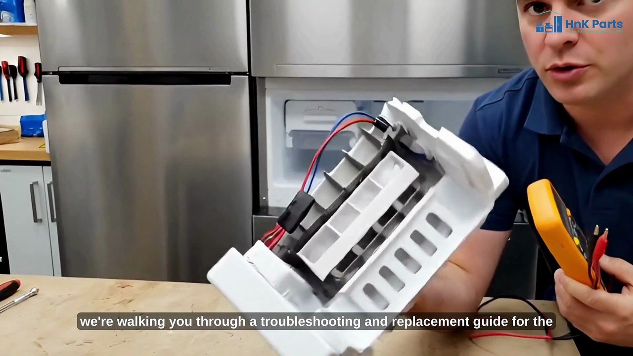 Samsung Refrigerator Ice Maker Assembly Troubleshooting and Replacement (Part: DA97-13415A)