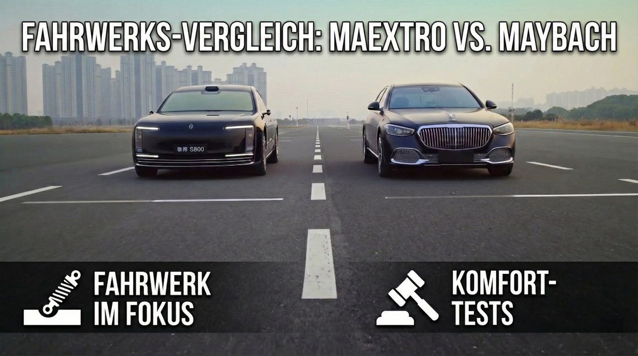 Maextro S800 und Mercedes-Maybach S-Klasse im Luxus-Vergleich