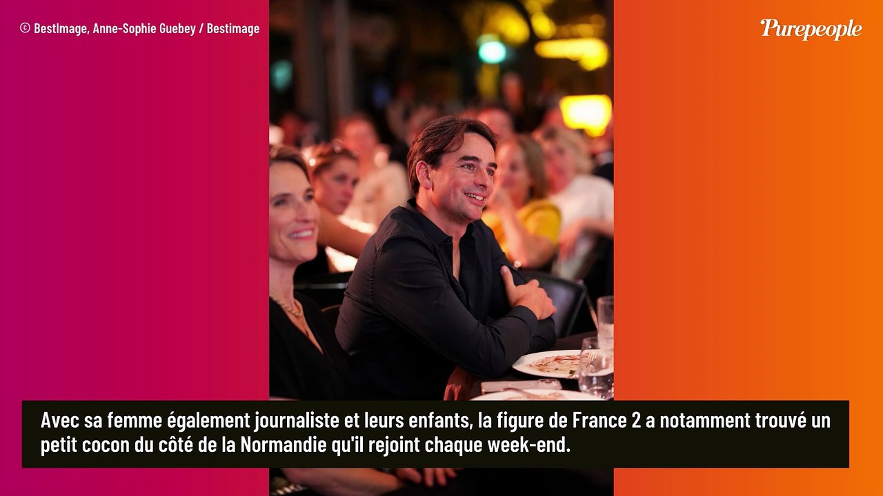 Julian Bugier : Le journaliste a trouvé un refuge pour lui, sa femme et leurs enfants à quelques heures de Paris, une région où il fait bon vivre