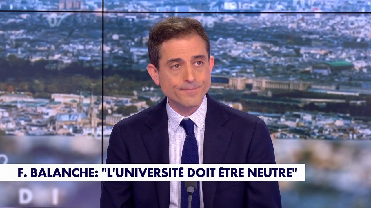 Jonathan Siksou : «Fabrice Balanche a deux gardes du corps quand il va faire cours à Lyon 2»