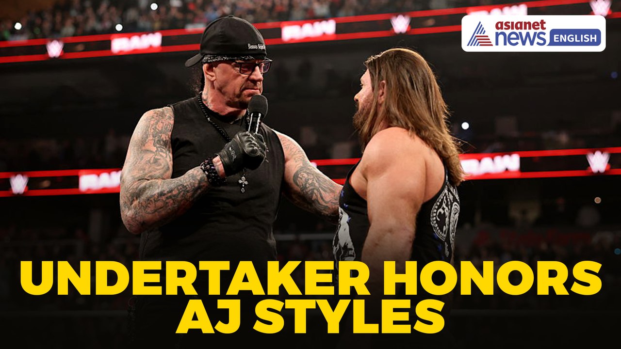 AJ Styles Inducted Into WWE Hall of Fame 2026 by The Undertaker