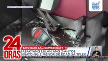 Stone thrown by minors shatter vehicle with 2-yo | 24 Oras