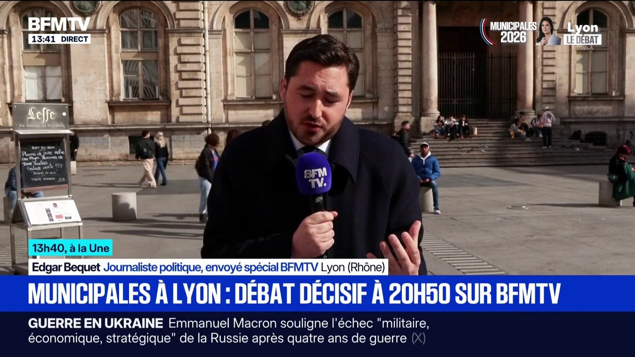 SONDAGE BFMTV - Municipales à Lyon: Jean-Michel Aulas nettement favori à 43%, le maire sortant Grégory Doucet loin derrière