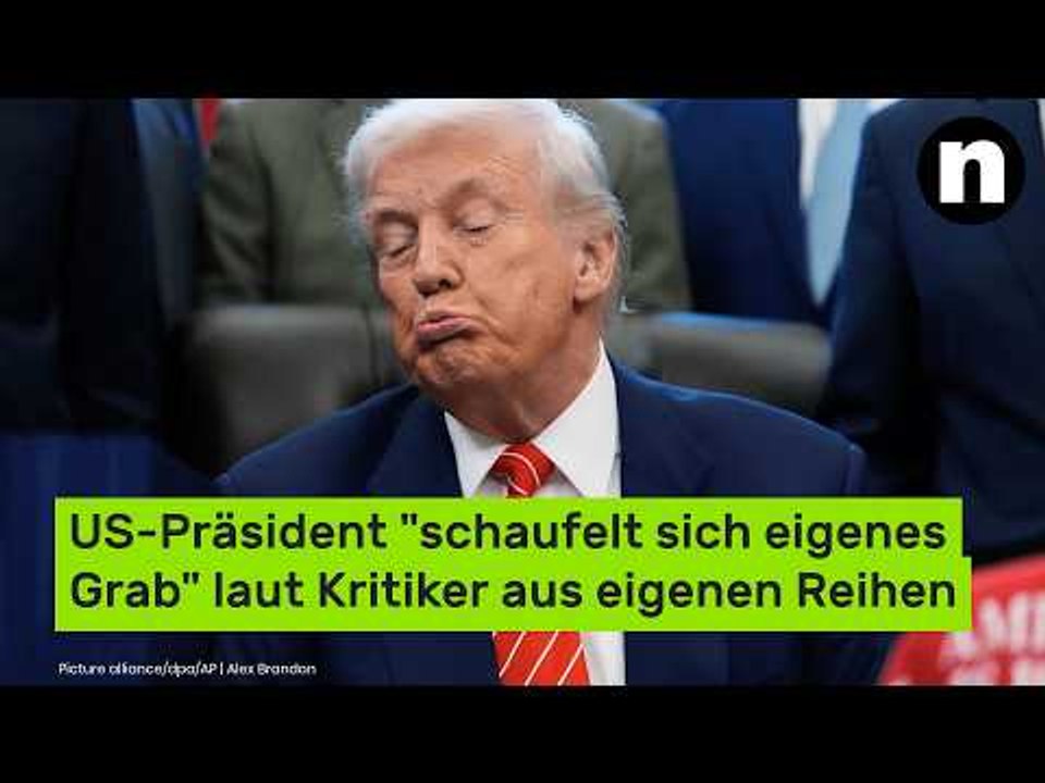 Donald Trump bleibt stur: The Don 'schaufelt sich eigenes Grab' laut Kritiker aus eigenen Reihen