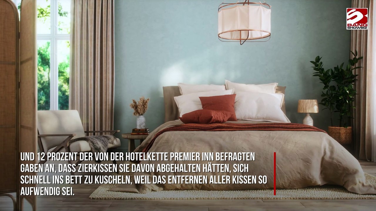 Zierkissen-Streit stört den Schlaf von Paaren