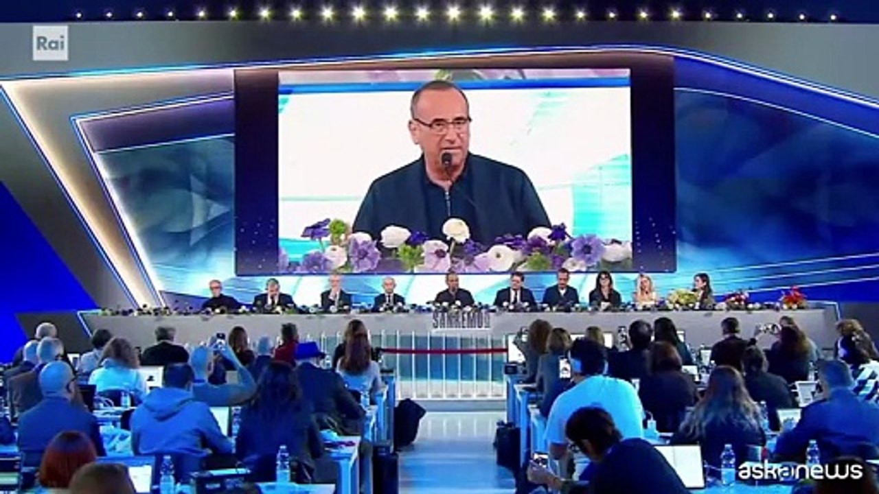 Sanremo, Conti: ascolti? Non mi sono esaltato e non mi abbatterò