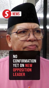 Parliament Speaker yet to receive notice of new Opposition leader