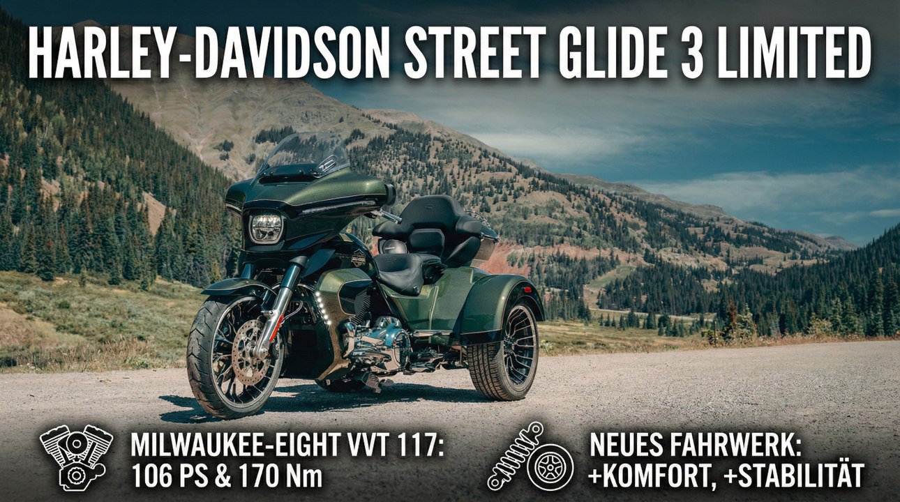 2026 Harley-Davidson Street Glide 3 Limited Trike-Tourer