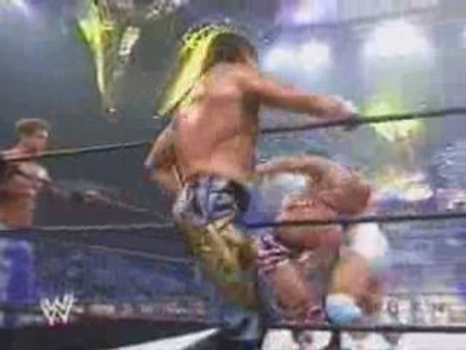 WWE - Rey Misterio, John Cena, Edge vs Eddie Guerrero,