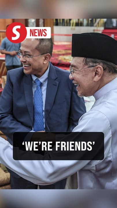 'We're friends,' says Anwar on his relationship with new Perikatan chief