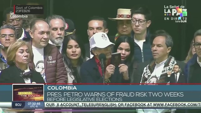 Colombian pres. warns of fraud risk two weeks before legislative elections