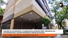 Con más de 100 docentes, iniciaron las actividades en el Colegio Provincial Martín de Moussy