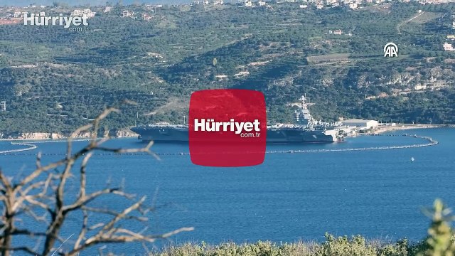 ABD’nin USS Gerald R. Ford uçak gemisi Girit’e demirledi