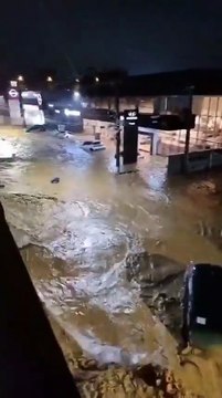 Vídeo mostra carros sendo levados por enxurrada em Ubá, Minas Gerais