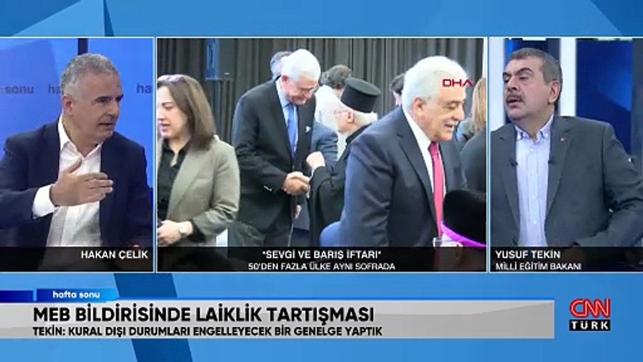 Milli Eğitim Bakanı Yusuf Tekin, gündeme ilişkin merak edilen soruları Hafta Sonu'nda cevapladı