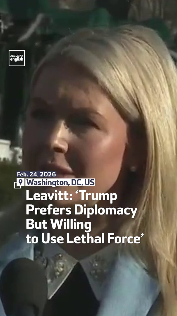 Leavitt: ‘Trump Prefers Diplomacy But Willing To Use Lethal Force’
