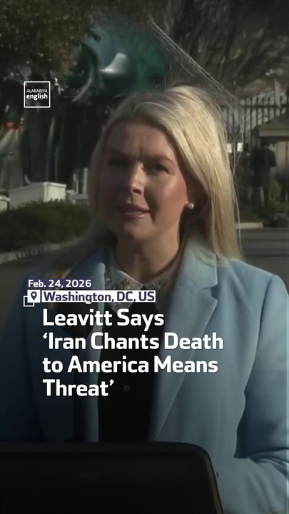 Leavitt Says ‘Iran Chants Death To America Means Threat’