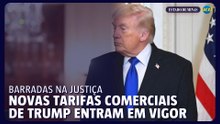 Novas tarifas comerciais de Trump entram em vigor