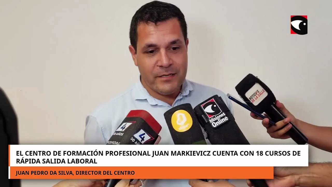 El Centro de Formación Profesional Juan Markievicz cuenta con 18 cursos de rápida salida laboral