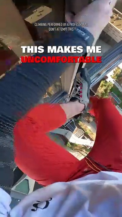 Don't watch if you're afraid of heights