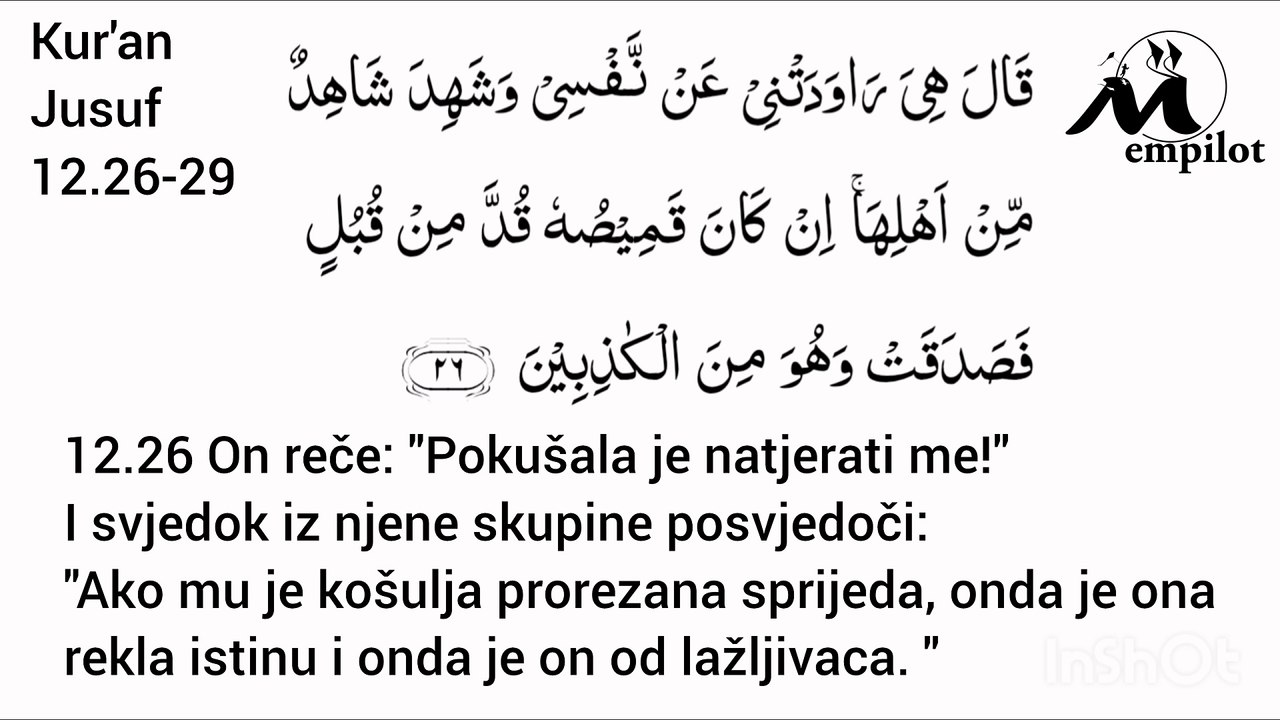 emDIN - Kuran Jusuf 12.26-29