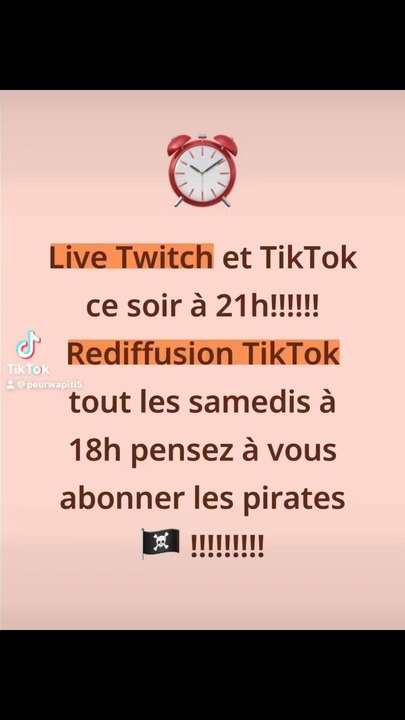 🚨 LIVE À 21H 🚨Ceux qui veulent voir du vrai gameplay…C’est CE SOIR 🔥Objectif : Gros top 1 + grosse ambiance 😏👉 Abonne-toi maintenant👉 Follow sur Twitch pour rien rater, ça commence ici 🦌🔥Twitch : PeurWapiti5TikTok Live : Tarzanloss