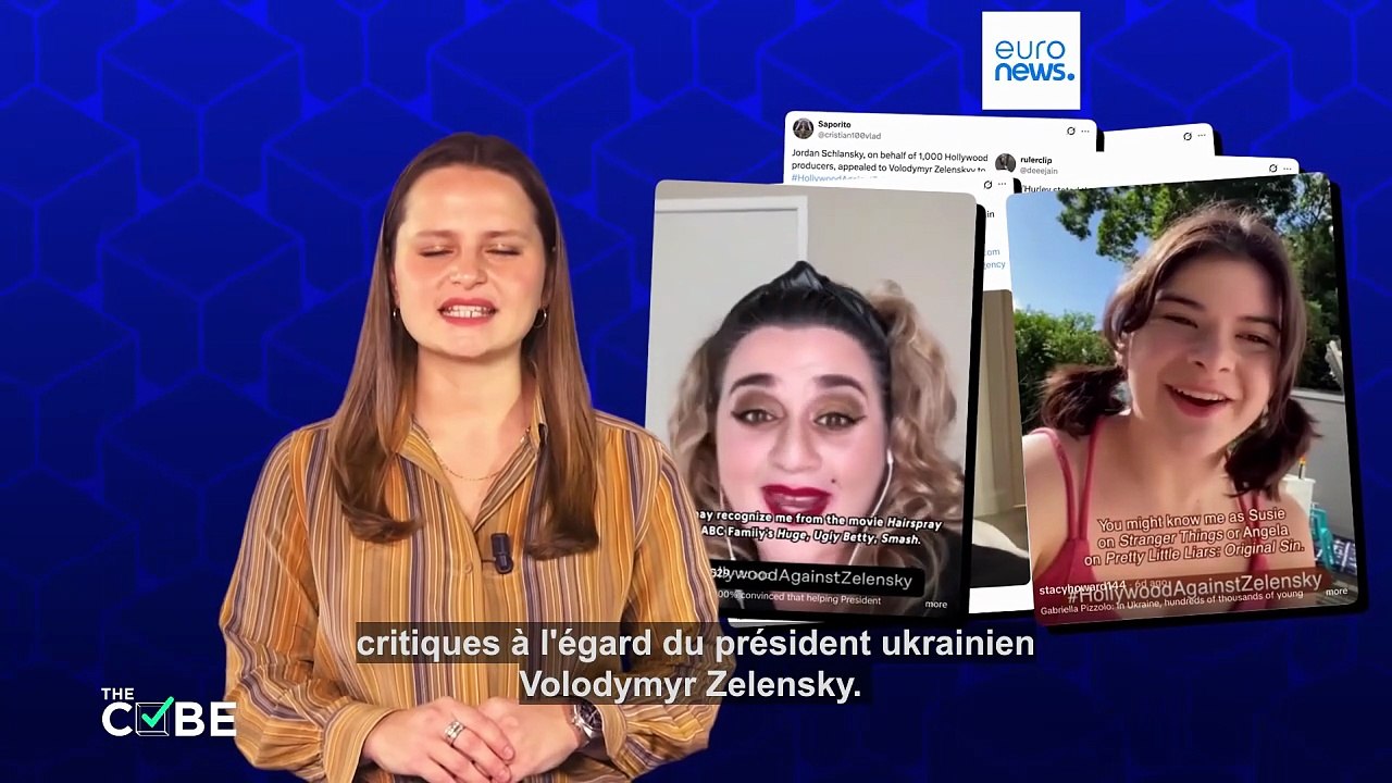 De fausses vidéos de célébrités utilisées pour faire pression sur l'Europe à propos de l'Ukraine