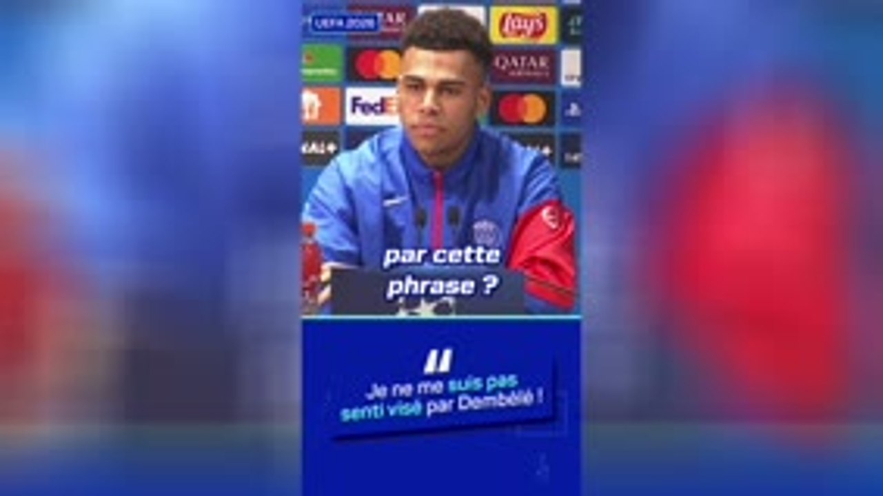 PSG - Doué : "Je ne me suis pas senti visé par la phrase de Dembélé"
