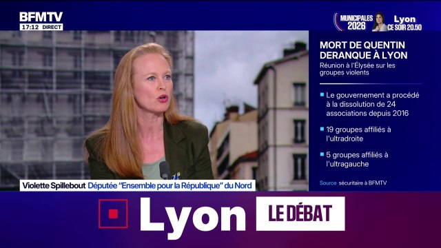 Mort de Quentin Deranque: il est important de rappeler qu'il y a eu des crimes commis par des milices d'extrême droite dans notre pays, déclare Violette Spillebout (députée EPR)