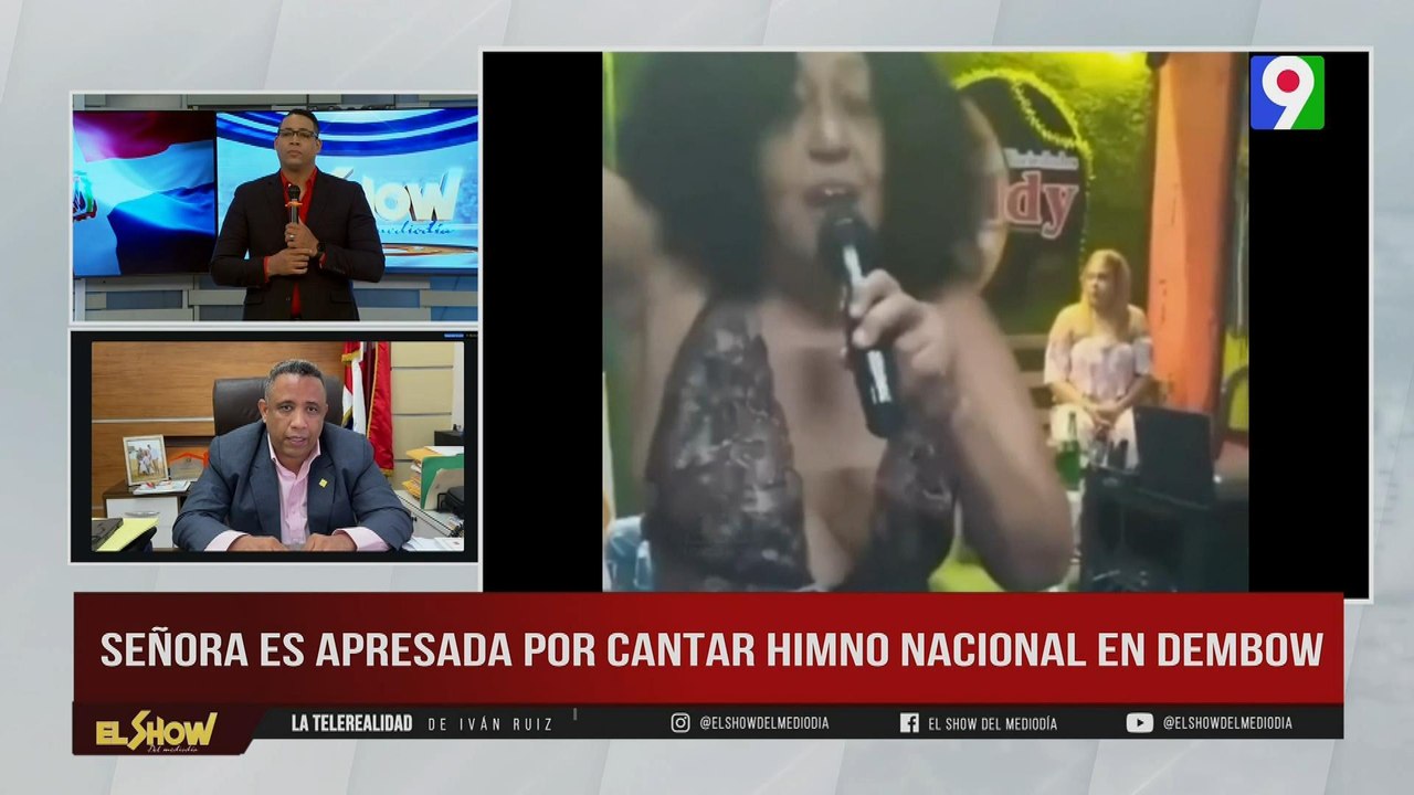 Señora es apresada por cantar el Himno nacional...