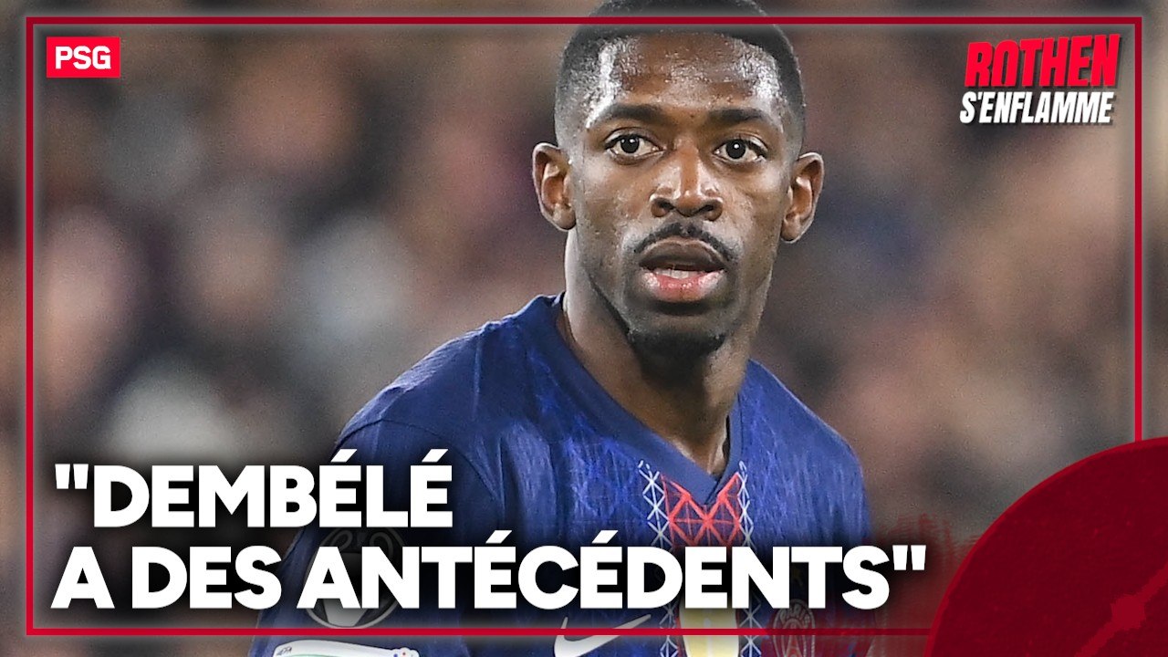 PSG : "Dembélé a des antécédents" mais il va revenir au haut niveau selon Rothen
