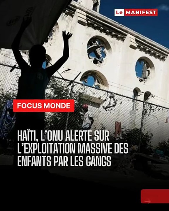 🚨Haïti en alerte : Des milliers d’enfants piégés au cœur de la crise sécuritaire selon l’ONU. Une réalité choc qui menace l’avenir du pays. 👶🏽⚠️