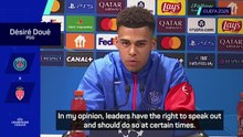 Doue doesn't feel targeted by damning Dembele comments