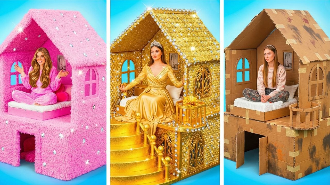 BRICOLAGE ASTUCES vs STYLE VIP ✨ Bataille de Transformation Extrême de Chambre