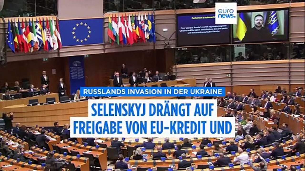Von der Leyen: 90-Milliarden-Euro-Kredit für die Ukraine wird so oder so kommen