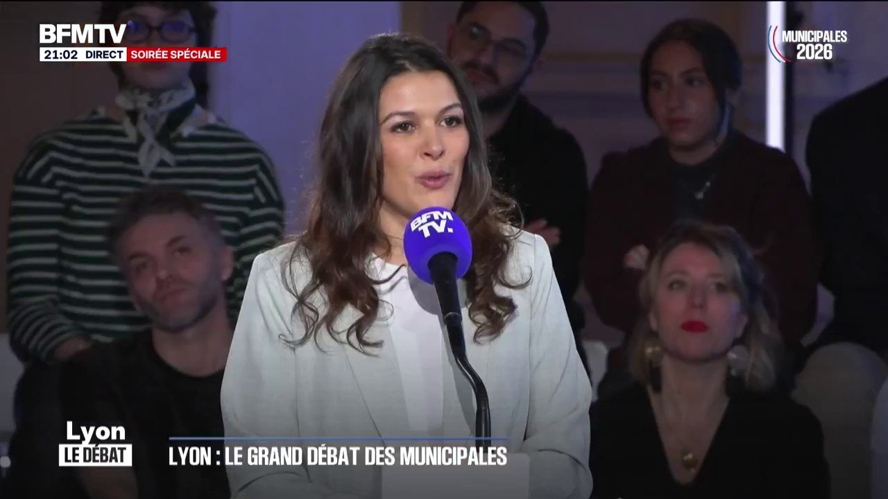 Anaïs Beloussa-Cherifi, candidate LFI à la mairie de Lyon, affirme présenter "un programme de rupture, un programme véritablement de gauche"